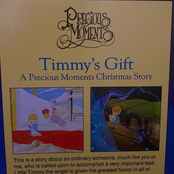 Vintage ‘91 📼 Precious Moments presents “Timmy’s Gift A Christmas Story” - Picture 3 of 8